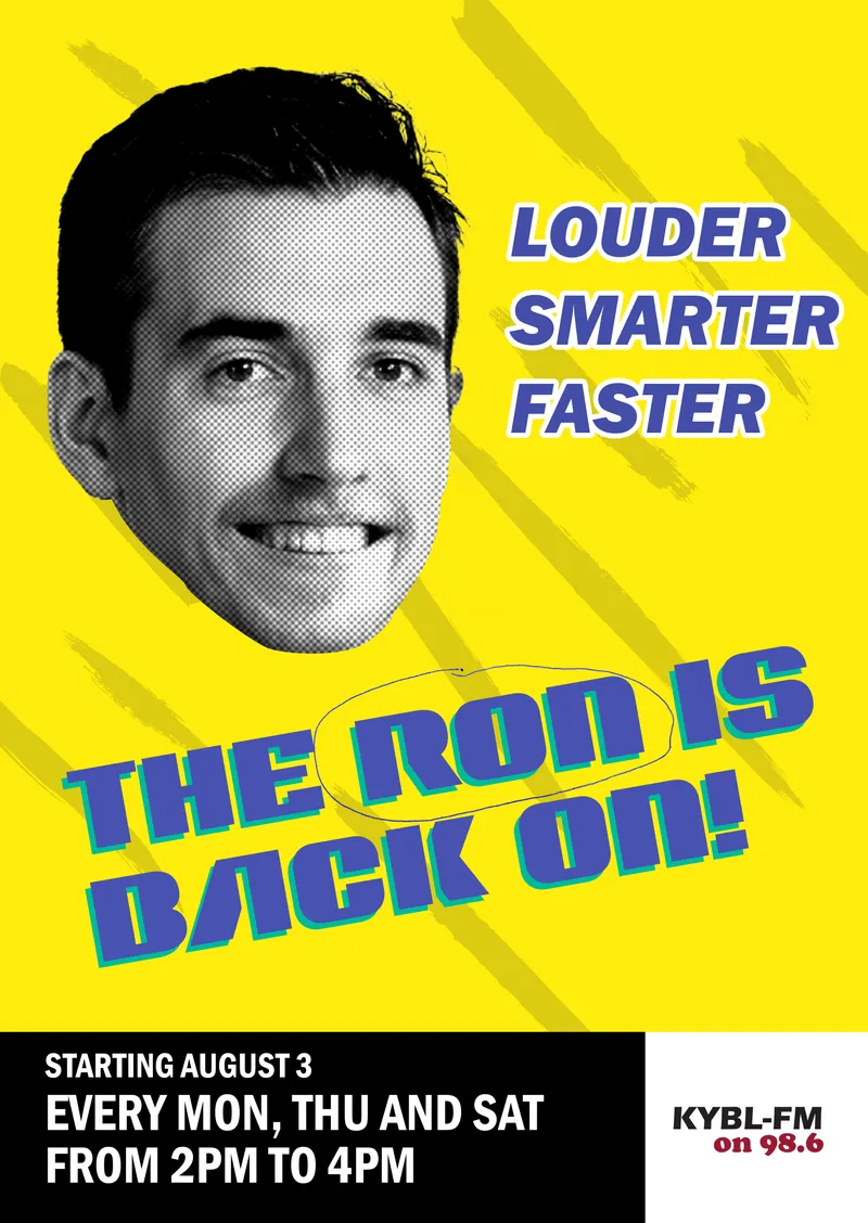 Puzzle consisting of a poster for a radio show.