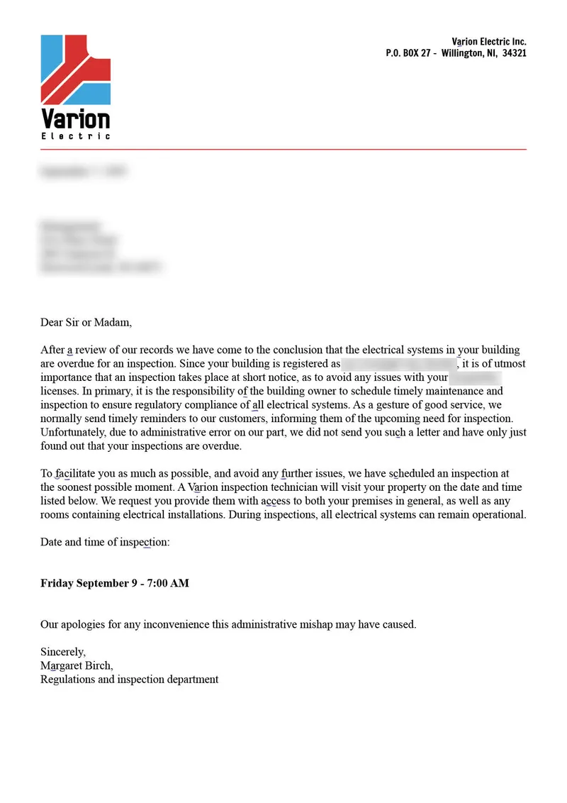 Puzzle consisting of a job application rejection letter.